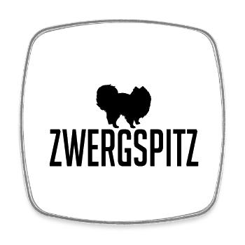 Zwergspitz Hunderasse Hunde Hund Wilsigns - Viereckiger Kühlschrankmagnet - Weiß - Vorne