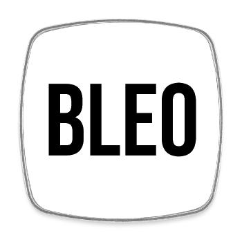 Erzgebirge Bleo - Viereckiger Kühlschrankmagnet - Weiß - Vorne