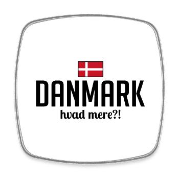 Danmark hvad mere Spruch Urlaub Dänemark - Viereckiger Kühlschrankmagnet - Weiß - Vorne