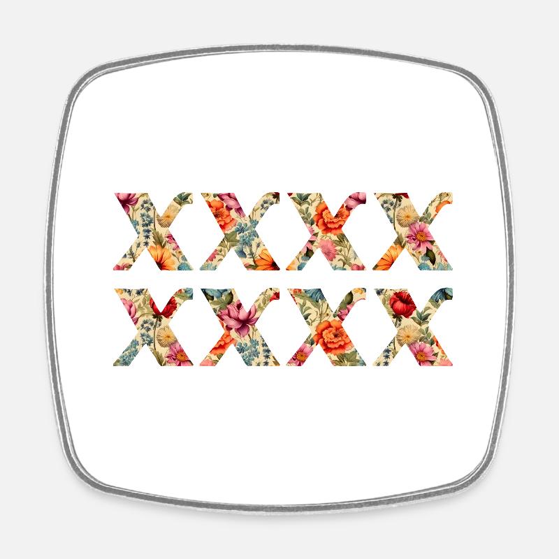 XXXXXXXX - Viereckiger Kühlschrankmagnet - Weiß