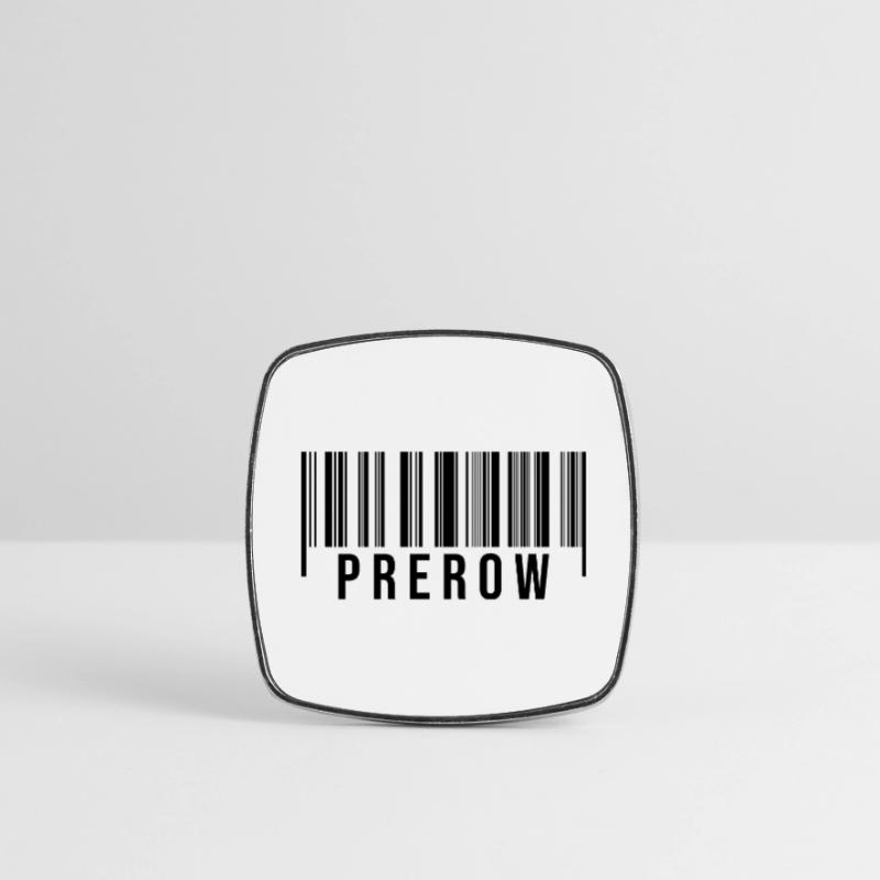Prerow Strichcode Viereckiger Kühlschrankmagnet