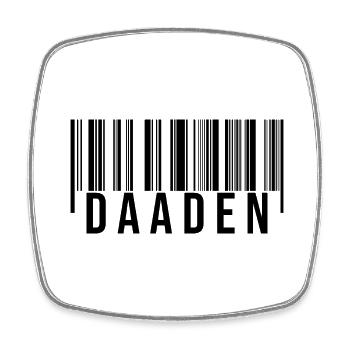 Daaden Westerwald - Viereckiger Kühlschrankmagnet - Weiß - Vorne