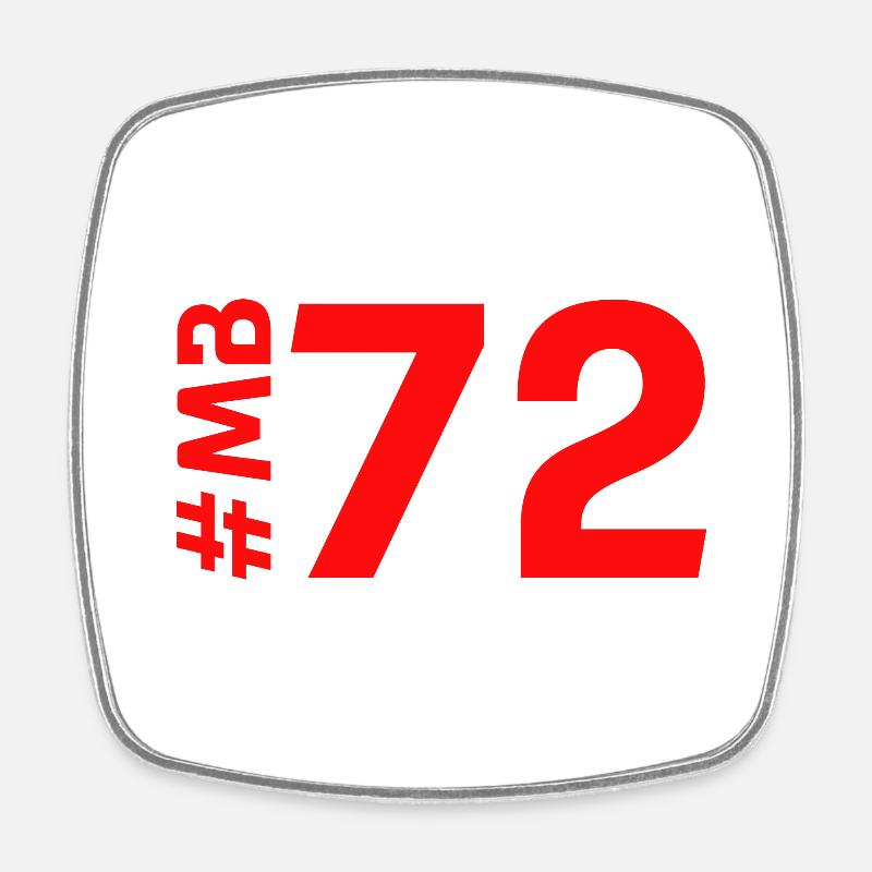 MB72 - Magnet carré - blanc