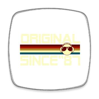 Since 87 - Square fridge magnet - white - Front