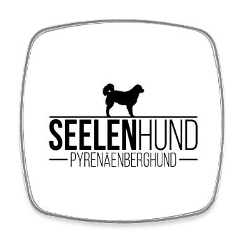 Pyrenäenberghund Seelenhund Hunde Hund Wilsigns - Viereckiger Kühlschrankmagnet - Weiß - Vorne