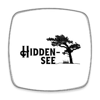 Hiddensee, pearl of the Baltic Sea - Square fridge magnet - white - Front