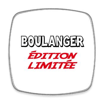 BOULANGER édition limitée - Magnet carré - blanc - Devant