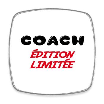 COACH édition limitée - Magnet carré - blanc - Devant
