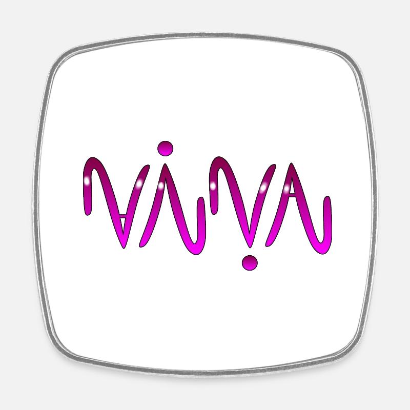 Nina - Square fridge magnet - white
