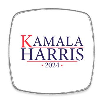 Kamala 2024 - Kamala Harris 2024 For President - Square fridge magnet - white - Front