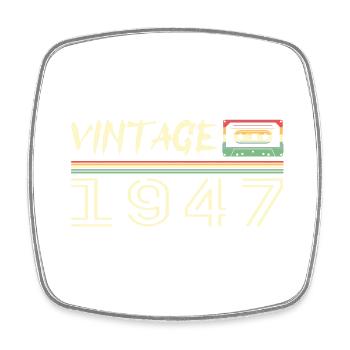 1947 Original 1947 Retro 1947 Birthday Gift - Square fridge magnet - white - Front