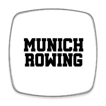 Munich Rowing - Rudern - Ruder - Sport - Aviron - Viereckiger Kühlschrankmagnet - Weiß - Vorne