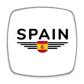 I Love Spain, Design T-Shirt Outfit - Square fridge magnet - white - Front