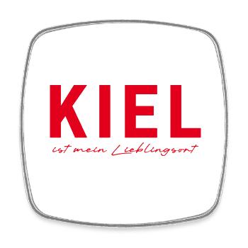 Kiel T-Shirt – Parfait pour les vrais fans - Magnet carré - blanc - Devant