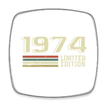 Nées en 1974 anniversaire 1974 Vintage 1974 - Magnet carré - blanc - Devant