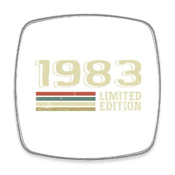Nées en 1983 anniversaire 1983 Vintage 1983 - Magnet carré - blanc - Devant