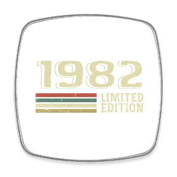 Born in 1982 Birthday 1982 Vintage 1982 - Square fridge magnet - white - Front
