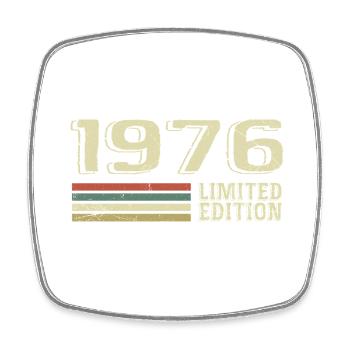 Nées en 1976 anniversaire 1976 Vintage 1976 - Magnet carré - blanc - Devant