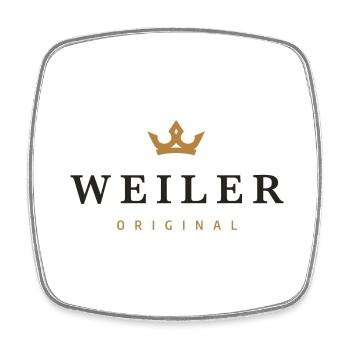 Weiler Original Family Logo - Square fridge magnet - white - Front