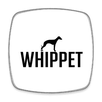 WHIPPET Dog breeds Dogs Greyhound Wilsigns - Square fridge magnet - white - Front