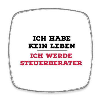 Steuerberater - Viereckiger Kühlschrankmagnet - Weiß - Vorne