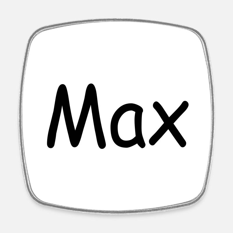 Max - Square fridge magnet - white