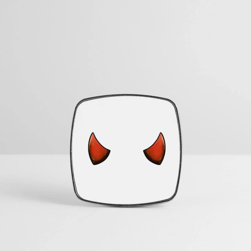 Devil's Horn Devil's Devil's Woman Devil's Guy Square fridge magnet