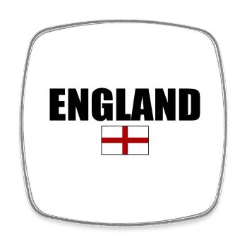 England - Square fridge magnet - white - Front