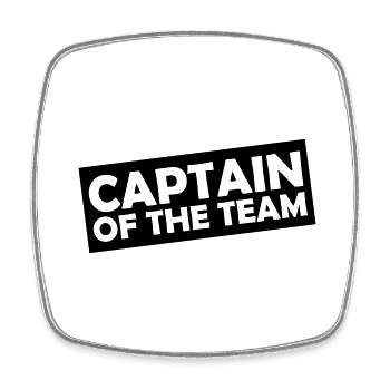 Captain of the Team - Square fridge magnet - white - Front