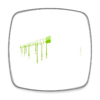 Im not for everyone - Square fridge magnet - white - Front