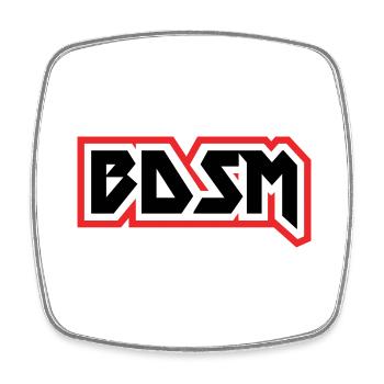 bdsm - Square fridge magnet - white - Front