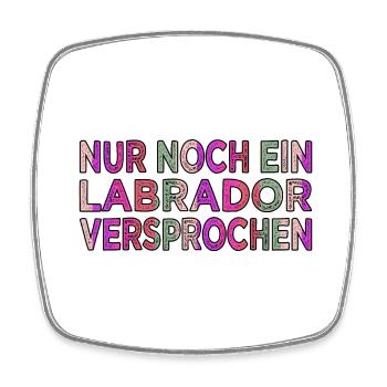 pfote bday haustier terrier bachhund - Viereckiger Kühlschrankmagnet - Weiß - Vorne