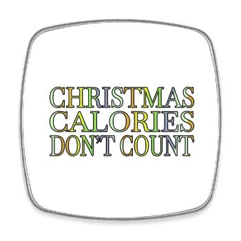 awesome jokes gift birthday present present idea - Square fridge magnet - white - Front