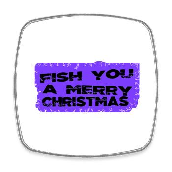 Dino Love Dinosaur Moon Funny Dinosaur Fan - Square fridge magnet - white - Front