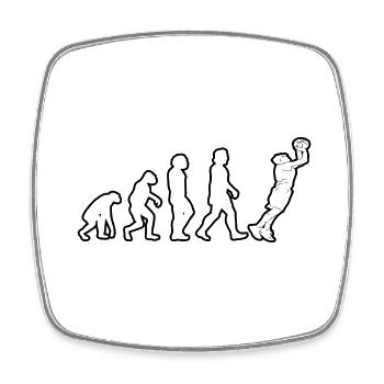 Basketball Lovers Basketball Basketball Club - Square fridge magnet - white - Front