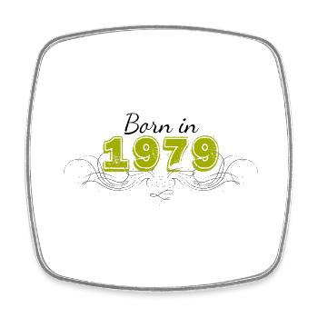 Né en 1979 - Magnet carré - blanc - Devant