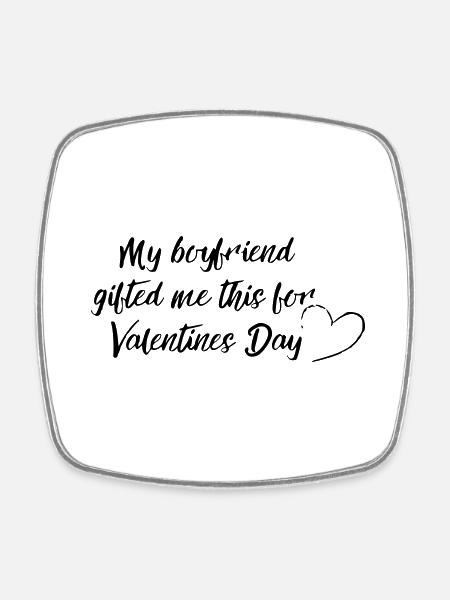 My boyfriend gifted me this for Valentines Day ❤️️ - Magnet carré - blanc