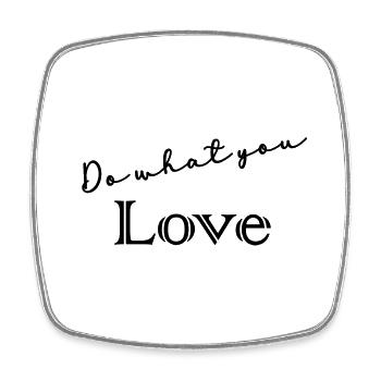 VALENTINSTAG, JUNGGESELLINNENABSCHIED, ICH LIEBE DICH, ICH LIEBE DICH, LIEBE - Viereckiger Kühlschrankmagnet - Weiß - Vorne