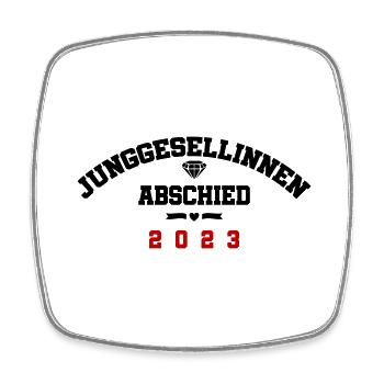 Jga 2023 Junggesellinnenabschied - Viereckiger Kühlschrankmagnet - Weiß - Vorne