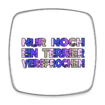 terrier bullterrier geburtstagsgeschenkidee - Viereckiger Kühlschrankmagnet - Weiß - Vorne