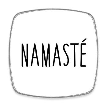 Cooler Yoga Spruch Geschenk Yogi - Viereckiger Kühlschrankmagnet - Weiß - Vorne