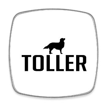 Great Dog Breed Dog Dogs Wilsigns - Square fridge magnet - white - Front