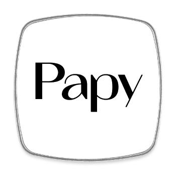 OPA. ALLES GUTE ZUM GEBURTSTAG, PAPA. PAPA. VATERTAG. VATER. - Viereckiger Kühlschrankmagnet - Weiß - Vorne