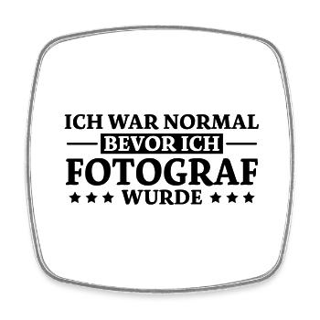 Fotograf Spruch Foto Lustiges Fotograf Geschenk - Viereckiger Kühlschrankmagnet - Weiß - Vorne