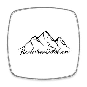 Natturmadchen - (2) - Viereckiger Kühlschrankmagnet - Weiß - Vorne