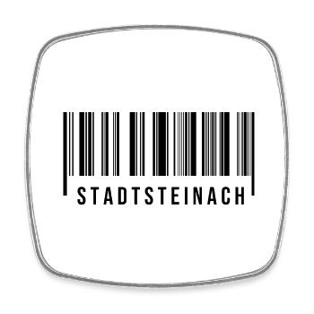 Stadtsteinach Bayern - Viereckiger Kühlschrankmagnet - Weiß - Vorne