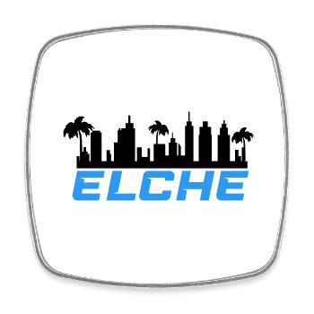 elks - Square fridge magnet - white - Front