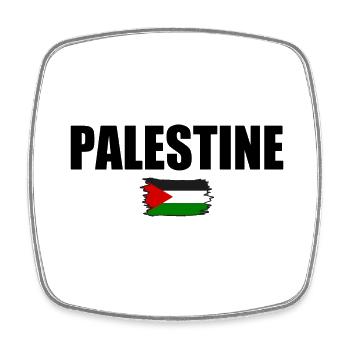 Palästina Palestina - Viereckiger Kühlschrankmagnet - Weiß - Vorne