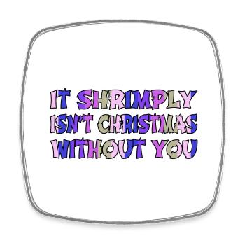 Comic Sayings Present Idea Beach Cool Cute - Square fridge magnet - white - Front