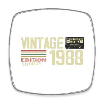 1988 Vintage Rétro Cadeau D'anniversaire 1988 - Magnet carré - blanc - Devant